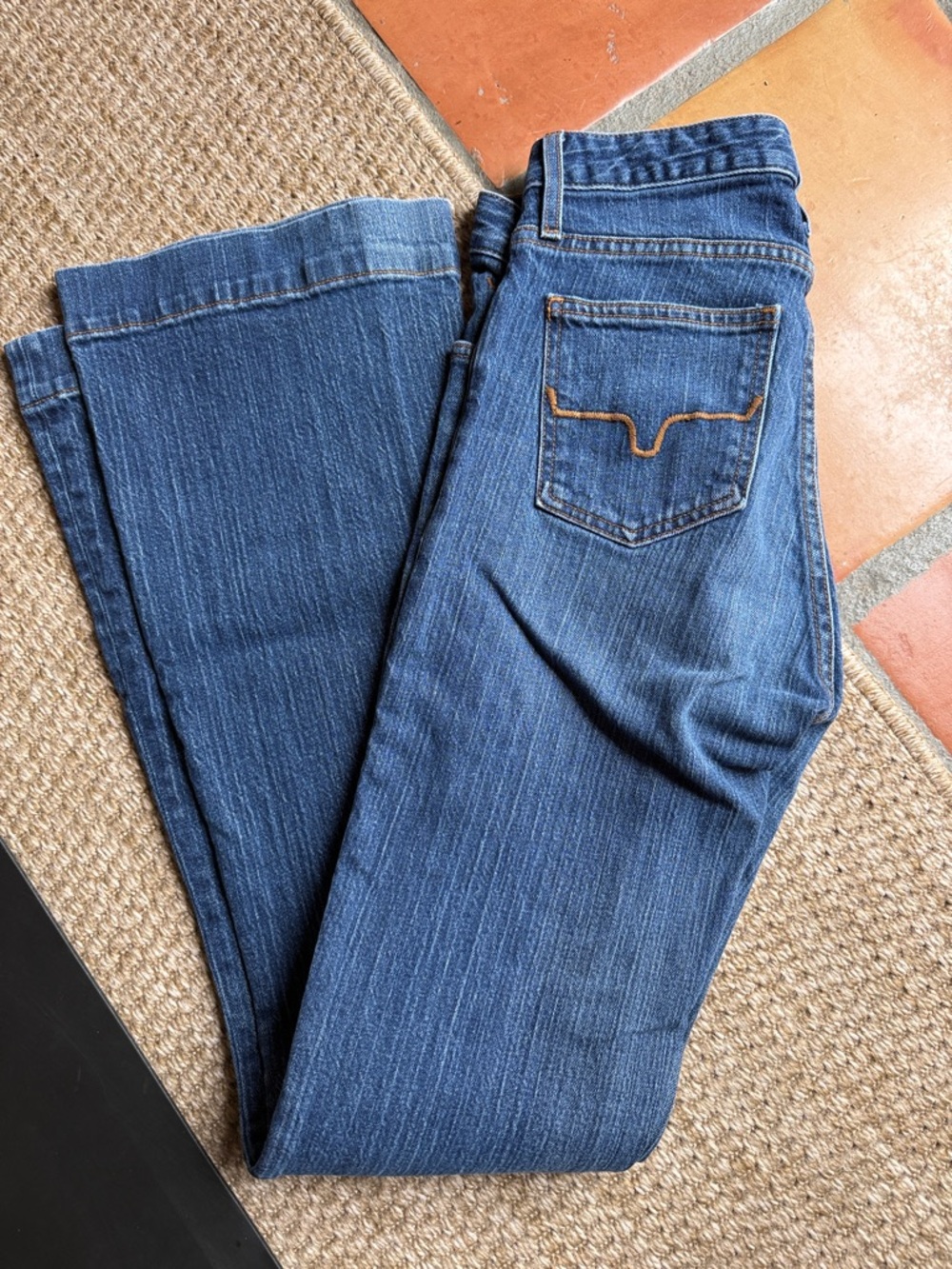 Kimes Ranch Blue Wide Leg Flare Jeans